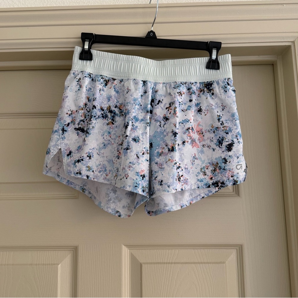 GAPFit Light Blie and White Athletic Shorts